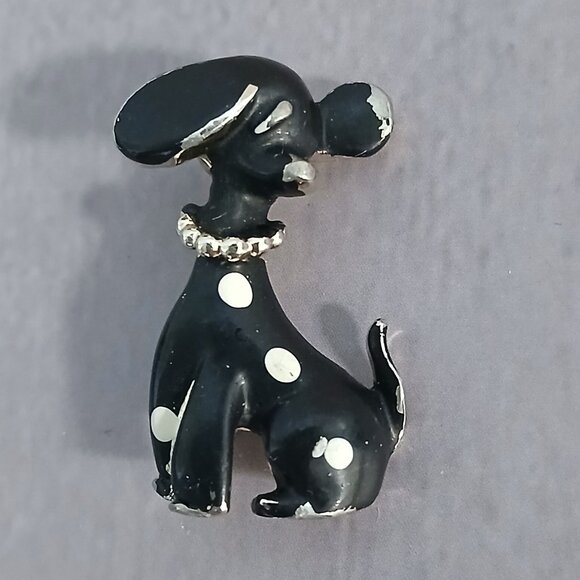 Set of 3 Vintage Pins-Puppy, Bunny & Pixie - Picture 4 of 5